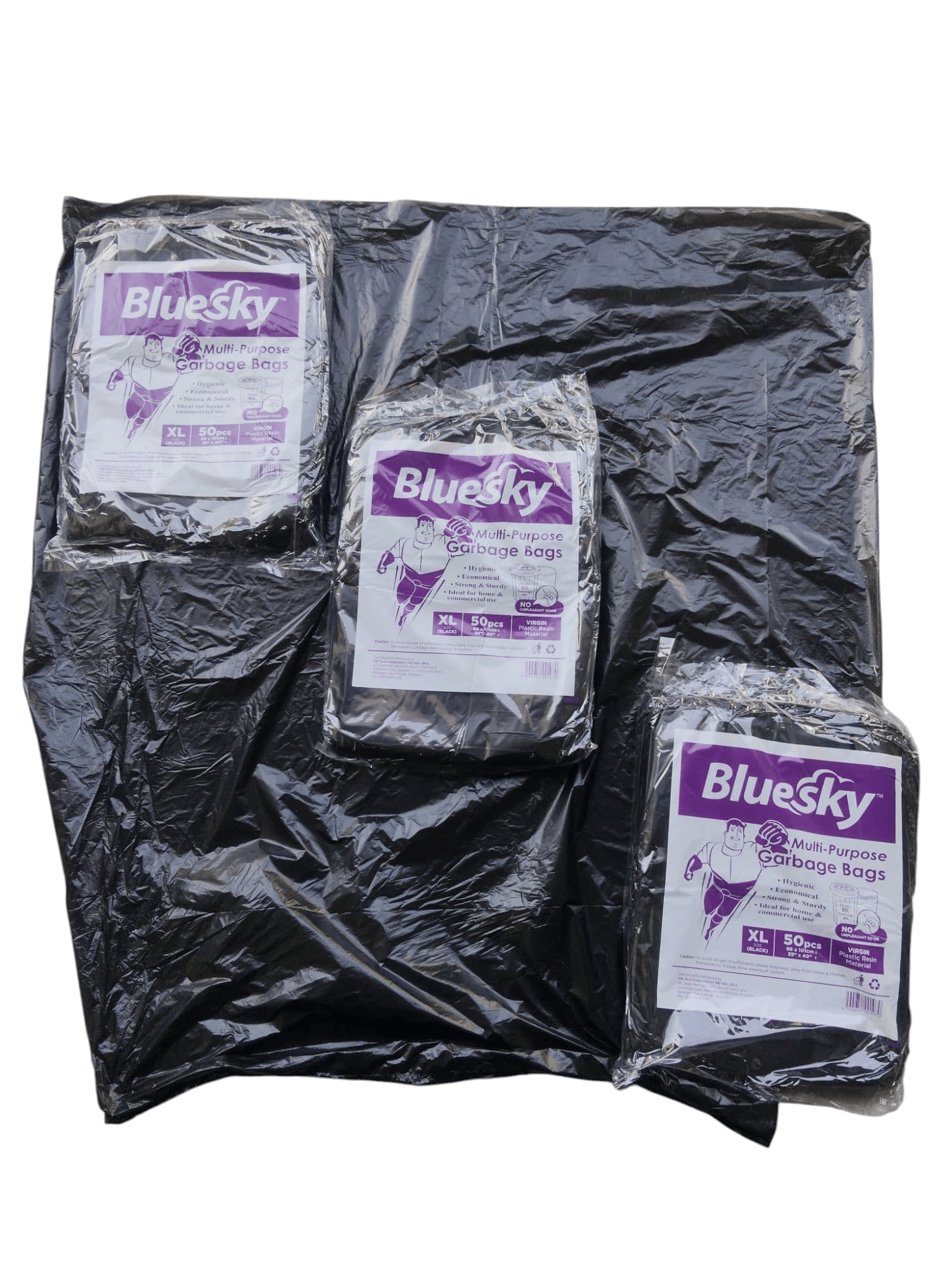 Black Garbage Bag XL Bundle
